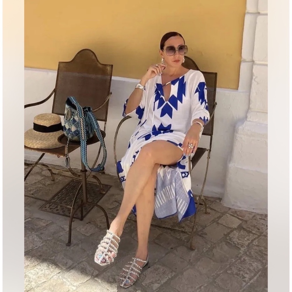 Zara kaftan dress coverup